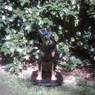 Doberman Cement Statue