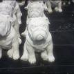 Cement Bulldog Statue