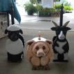 Sheep Toilet Paper Holder, Pig Bank, Goat Toilet Paper Holder
