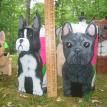 Boston Terrier and French Bulldog Paper Towel Holders