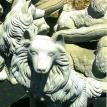 Sheltie Cement Statue