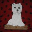 West Highland Terrier Leash Rack